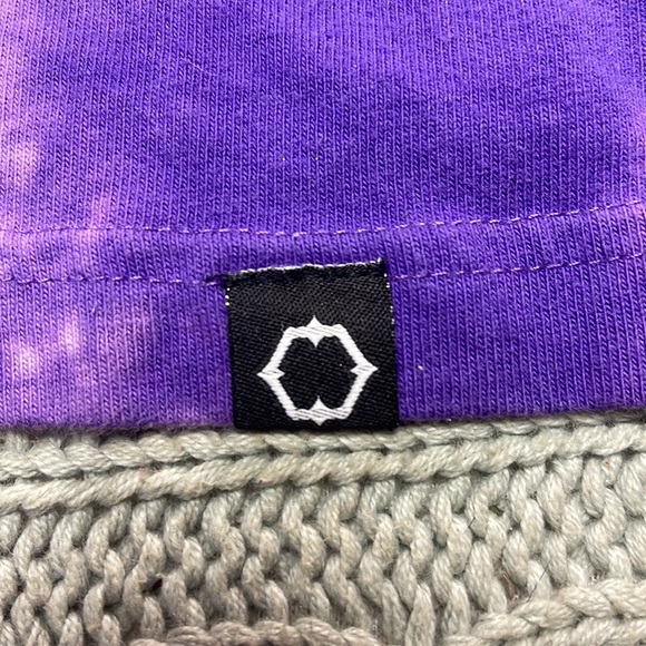 Empyre tie dye, purple hoodie, tunic size large - Picture 6 of 8